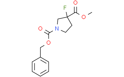1-benzyl 3-methyl 3-fluoropyrrolidine-1,3-dicarboxylate