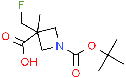 1-tert-butyl 3-methyl 3-(fluoromethyl)azetidine-1,3-dicarboxylate