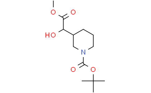tert-butyl 3-(1-hydroxy-2-methoxy-2-oxo-ethyl)piperidine-1-carboxylate