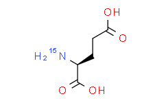 L-谷氨酸-<<15>>N,丰度：99atom%；化学纯度：≥98.5%