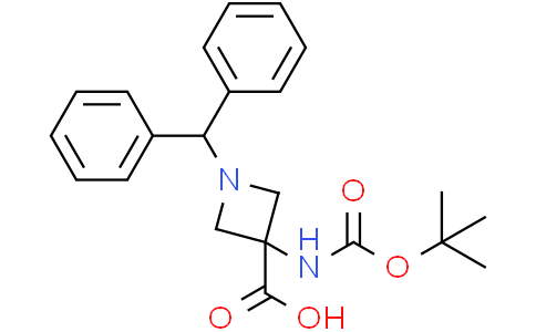 3-{[(tert-butoxy)carbonyl]amino}-1-(diphenylmethyl)azetidine-3-carboxylic acid