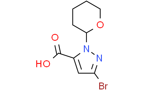5-bromo-2-tetrahydropyran-2-yl-pyrazole-3-carboxylic acid