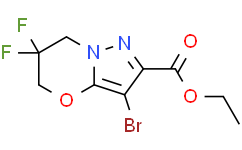 ethyl 3-bromo-6,6-difluoro-5,7-dihydropyrazolo[5,1-b][1,3]oxazine-2-carboxylate