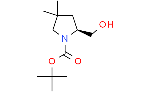 tert-butyl (2S)-2-(hydroxymethyl)-4,4-dimethylpyrrolidine-1-carboxylate