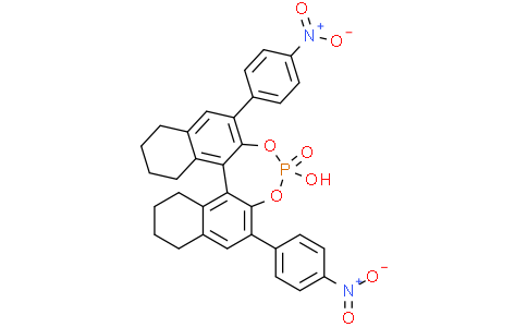 (11bS)-4-Hydroxy-2,6-bis(4-nitrophenyl)-8,9,10,11,12,13,14,15-octahydrodinaphtho[2,1-d:1',2'-f][1,3,2]dioxaphosphepine 4-oxideCas:2129645-31-2
