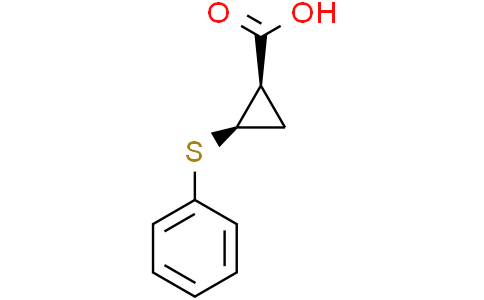 cis-2-phenylsulfanylcyclopropanecarboxylic acid