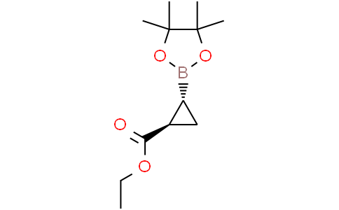 trans-ethyl-2-(4,4,5,5-tetramethyl-1,2-oxaborolan-2-yl)cyclopropane-1-carboxylateCas:2135443-03-5
