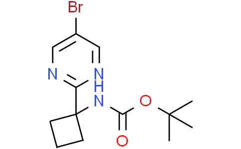 1-(5-溴-2-嘧啶基)-N-BOC-环丁胺