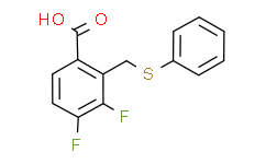 3，4-二氟-2-((苯硫基)甲基)苯甲酸,98%
