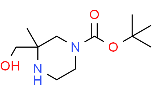 tert-butyl 3-(hydroxymethyl)-3-methyl-piperazine-1-carboxylate