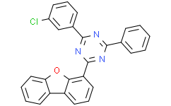 2-(3-chlorophenyl)-4-(dibenzo[b,d]furan-4-yl)-6-phenyl-1,3,5-triazine