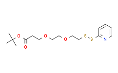 (2-pyridyldithio)-PEG2-t-butyl ester