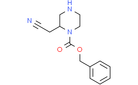 benzyl (2S)-2-(cyanomethyl)piperazine-1-carboxylate