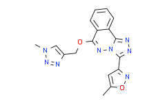 3-(5-甲基-3-异噁唑基)-6-[(1-甲基-1H-1，2，3-三氮唑-4-基)甲氧基][1，2，4]三氮唑并[3，4-a]酞嗪,≥97%