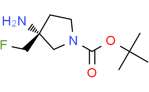 tert-butyl (3R)-3-amino-3-(fluoromethyl)pyrrolidine-1-carboxylate