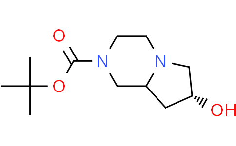 tert-butyl (7R,8aR)-7-hydroxy-octahydropyrrolo[1,2-a]piperazine-2-carboxylate