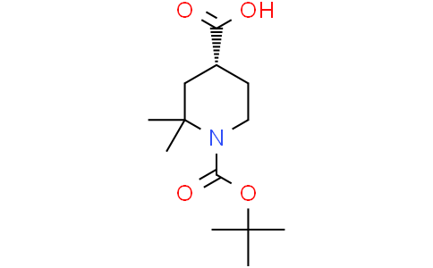 (4R)-1-tert-butoxycarbonyl-2,2-dimethyl-piperidine-4-carboxylic acid