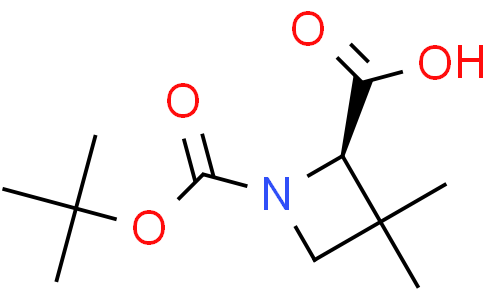 (2R)-1-[(tert-butoxy)carbonyl]-3,3-dimethylazetidine-2-carboxylic acid