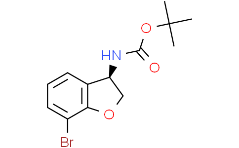 tert-butyl N-[(3R)-7-bromo-2,3-dihydro-1-benzofuran-3-yl]carbamate
