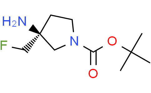 tert-butyl (3S)-3-amino-3-(fluoromethyl)pyrrolidine-1-carboxylate