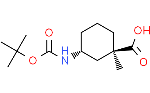 (1R,3R)-3-{[(tert-butoxy)carbonyl]amino}-1-methylcyclohexane-1-carboxylic acid