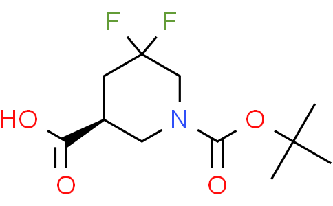 (3S)-1-[(tert-butoxy)carbonyl]-5,5-difluoropiperidine-3-carboxylic acid