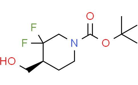 tert-butyl (4S)-3,3-difluoro-4-(hydroxymethyl)piperidine-1-carboxylate