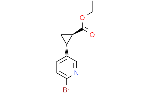 ethyl (1R,2R)-2-(6-bromo-3-pyridyl)cyclopropanecarboxylate