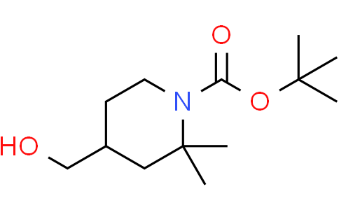 tert-butyl 4-(hydroxymethyl)-2,2-dimethyl-piperidine-1-carboxylate