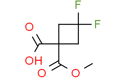 3,3-difluoro-1-(methoxycarbonyl)cyclobutane-1-carboxylic acid