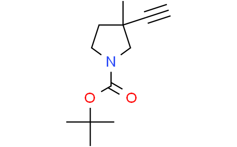 tert-butyl 3-ethynyl-3-methylpyrrolidine-1-carboxylate