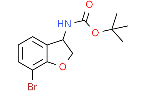 tert-butyl N-(7-bromo-2,3-dihydro-1-benzofuran-3-yl)carbamate