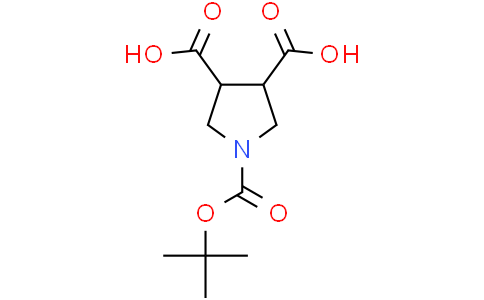 (3S,4S)-1-tert-butoxycarbonylpyrrolidine-3,4-dicarboxylic acid