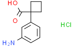 1-(3-Aminophenyl)cyclobutane-1-carboxylic acid hydrochloride
