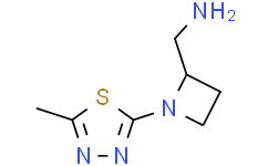 (1-(5-甲基-1，3，4-噻二唑-2-基)氮杂环丁烷-2-基)甲胺
