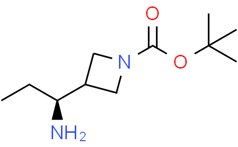 tert-butyl 3-[(1S)-1-aminopropyl]azetidine-1-carboxylate