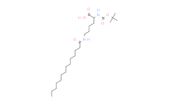 Nα-叔丁氧羰基-Nε-十四酰-L-赖氨酸,97%