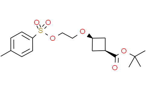 tert-butyl cis-3-{2-[(4-methylbenzenesulfonyl)oxy]ethoxy}cyclobutane-1-carboxylate