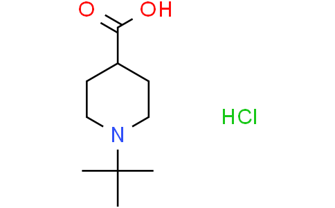 1-tert-butylpiperidine-4-carboxylic acid hydrochloride