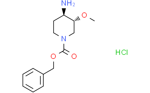 benzyl trans-4-amino-3-methoxy-piperidine-1-carboxylate hydrochloride