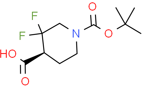 (4S)-1-tert-butoxycarbonyl-3,3-difluoro-piperidine-4-carboxylic acid