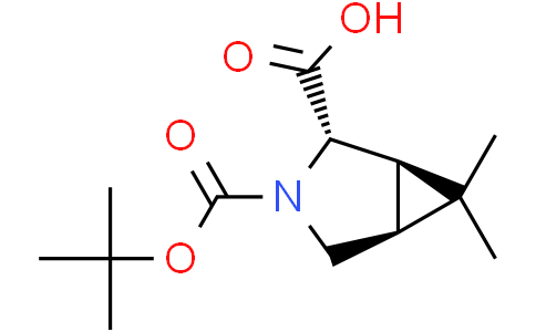 (1R,2S,5S)-3-(tert-Butoxycarbonyl)-6,6-dimethyl-3-azabicyclo[3.1.0]hexane-2-carboxylic acidCas:219754-02-6