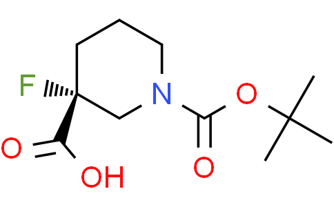 (3R)-1-[(tert-butoxy)carbonyl]-3-fluoropiperidine-3-carboxylic acid