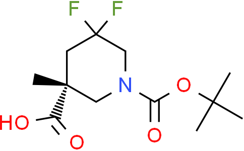 1-tert-butyl 3-methyl (3R)-5,5-difluoropiperidine-1,3-dicarboxylate