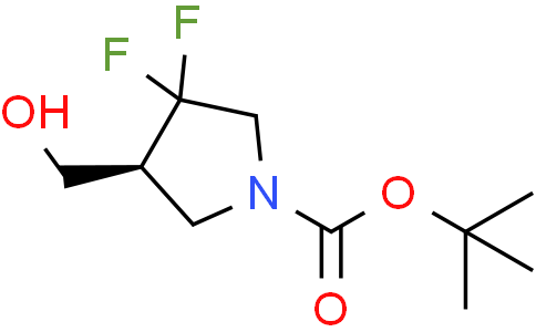 tert-butyl (4S)-3,3-difluoro-4-(hydroxymethyl)pyrrolidine-1-carboxylate