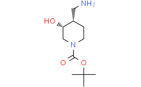 tert-butyl cis-4-(aminomethyl)-3-hydroxy-piperidine-1-carboxylate