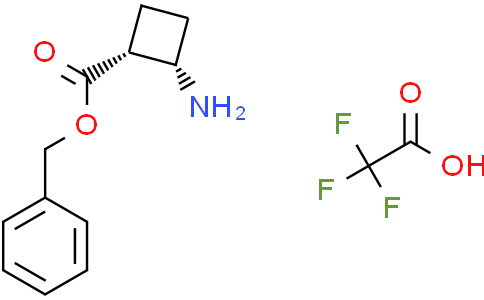 benzyl cis-2-aminocyclobutanecarboxylate;2,2,2-trifluoroacetic acid
