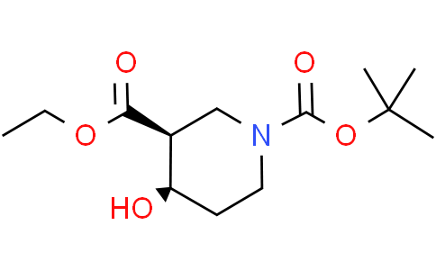 1-tert-butyl 3-ethyl (3S,4R)-4-hydroxypiperidine-1,3-dicarboxylate