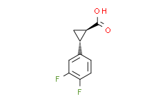 (1R，2R)-2-(3，4-二氟苯基)环丙烷羧酸,≥95%