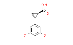 反式-2-（3，5-二甲氧基苯基）环丙烷-1-羧酸,98%